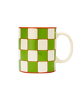 Checkerboard Mug Green
