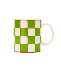 Checkerboard Mug Green