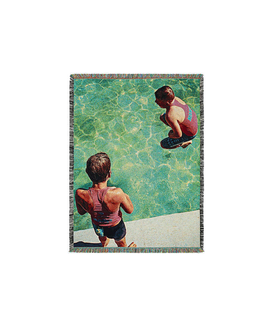 [WWF X SAY TOUCHÉ] Woven Blanket by Kigon Kwak Blanket (Green)