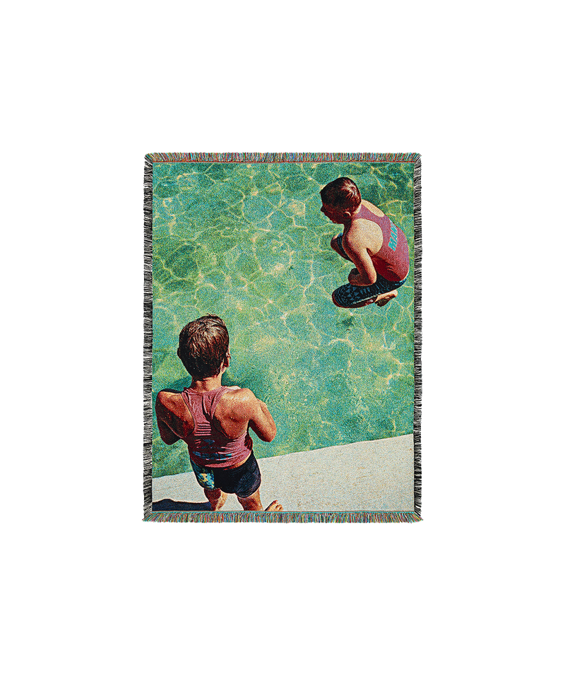 [WWF X SAY TOUCHÉ] Woven Blanket by Kigon Kwak Blanket (Green)
