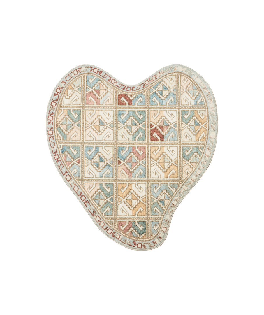 Liquified Ethnic Rug Ivory 3sizes