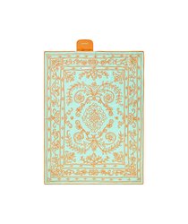 Doodle Persian Picnic Mat Orange