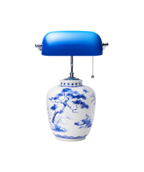 Porcelain Banker’s Lamp