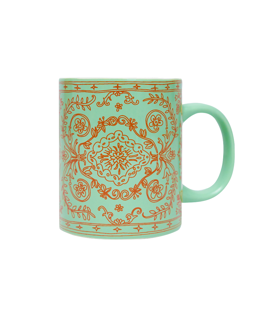 Doodle Persian Mug Mint