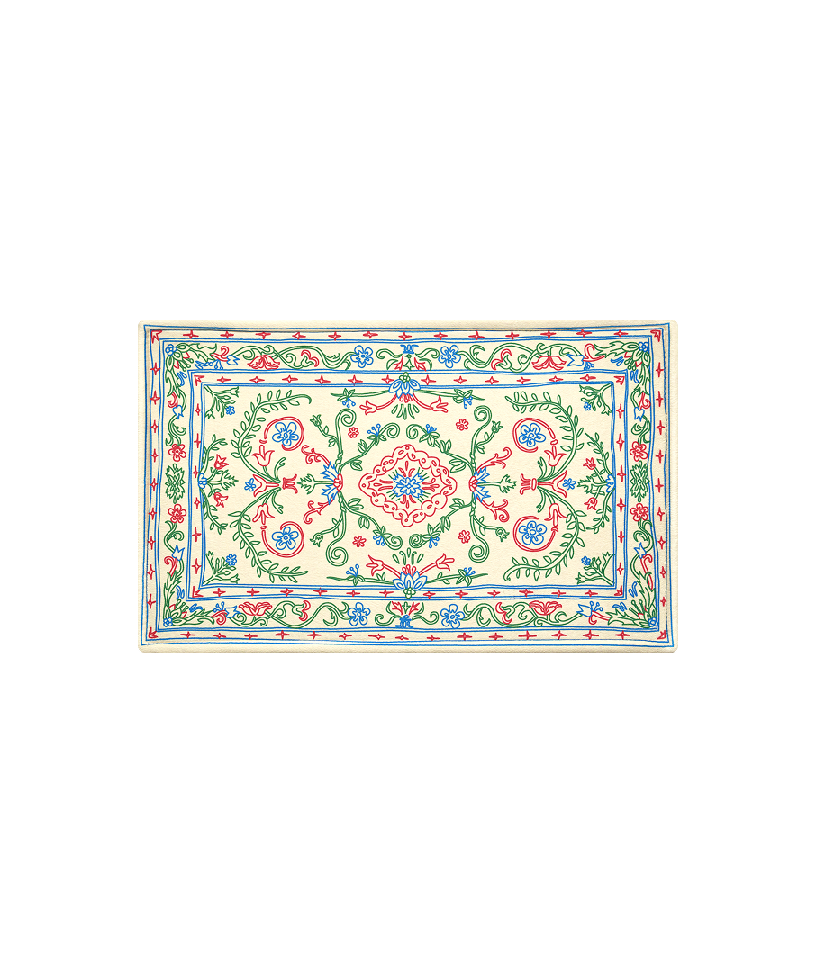 Doodle Persian Rug A-type Ivory/Multi
