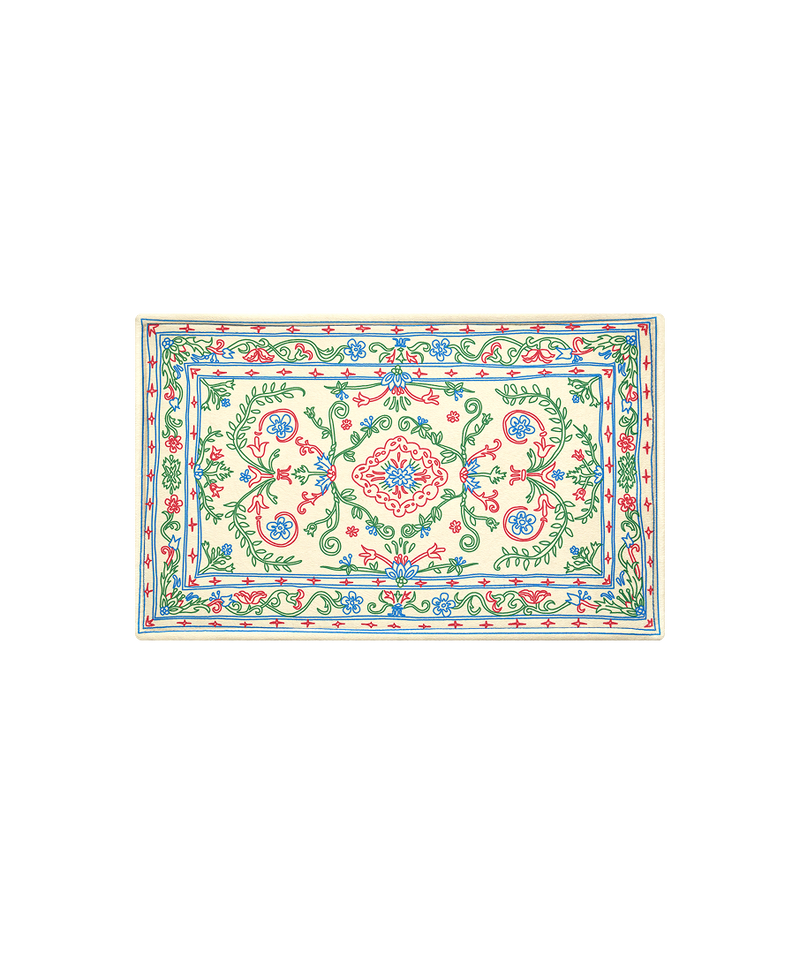 Doodle Persian Rug A-type Ivory/Multi