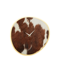 Cowhide Clock
