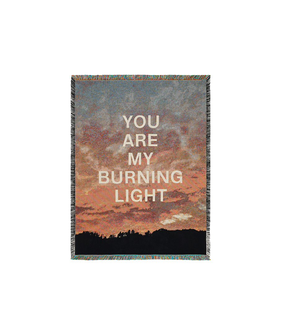 [WWF X SAY TOUCHÉ] Woven Blanket by Wonwoo Lee (Sunset)