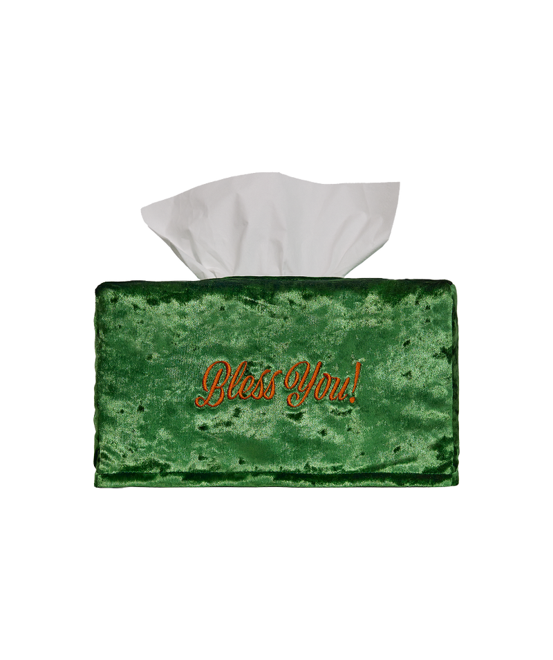 Velvet Tissue Case Green