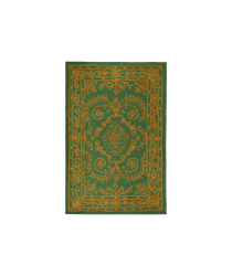 Doodle Persian Blanket Green