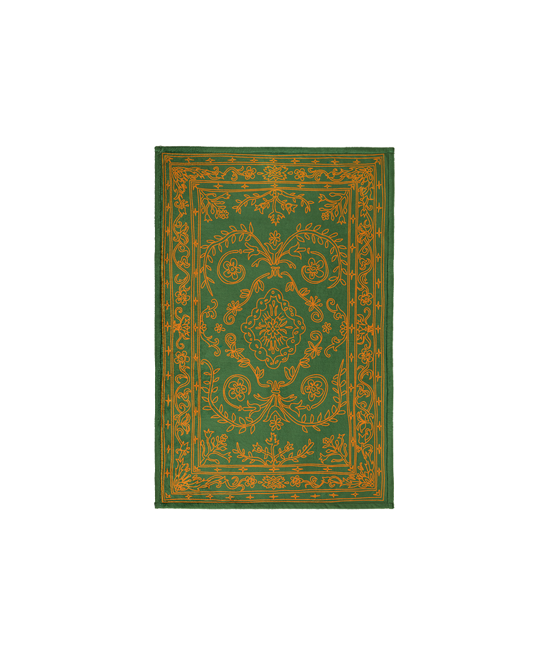 Doodle Persian Blanket Green