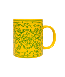 Doodle Persian Mug Yellow