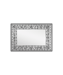 Doodle Persian Mirror Black