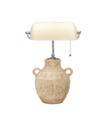 Terracotta Banker’s Lamp