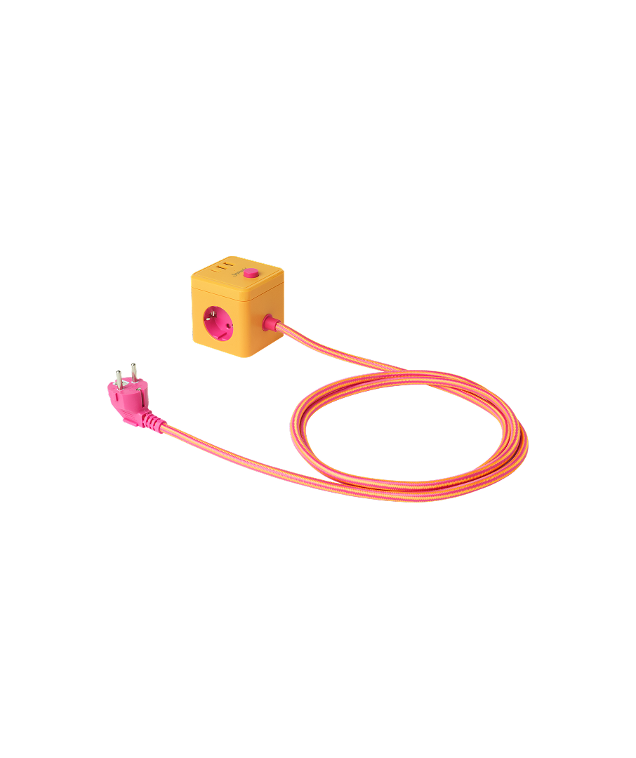 Cube Multi Plug Yellow