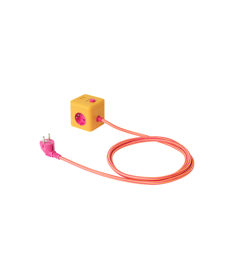 Cube Multi Plug Yellow
