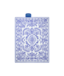 Doodle Persian Picnic Mat Blue