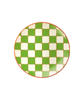 Checkerboard Plate Green