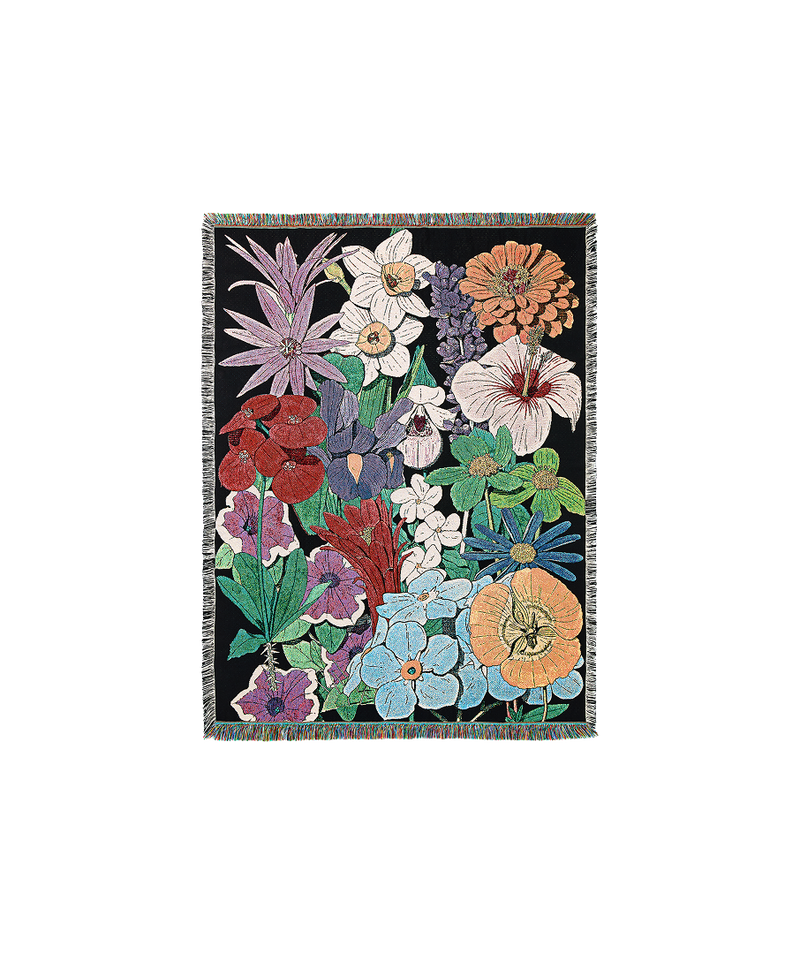 [WWF X SAY TOUCHÉ] Woven Blanket by Thibaud Hérem (Flower)