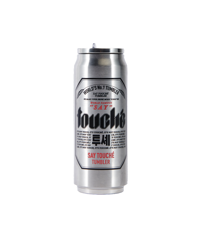 Beer Can Tumbler Silver