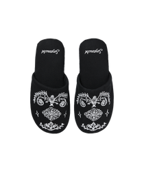 Doodle Persian Room Shoes Black 2sizes