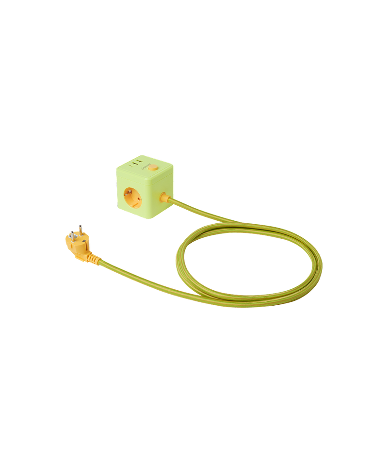 Cube Multi Plug Pastel Green