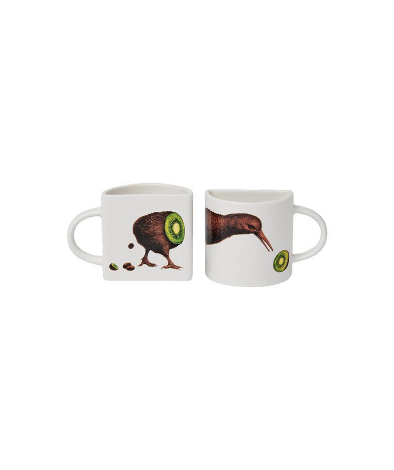 Kiwi Half Mug Set