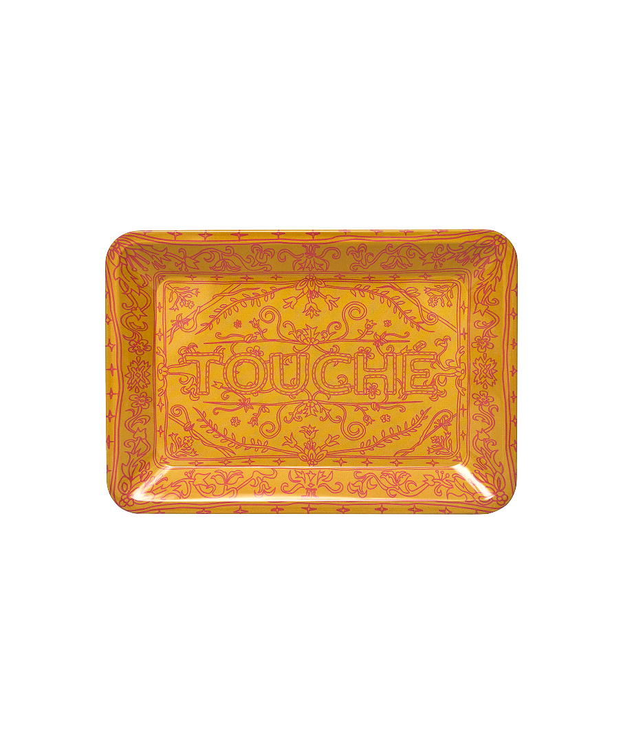 Doodle Persian Tray Yellow