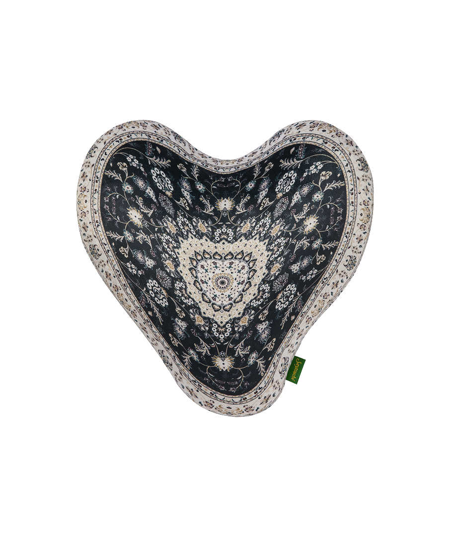 Liquified Persian Cushion Black