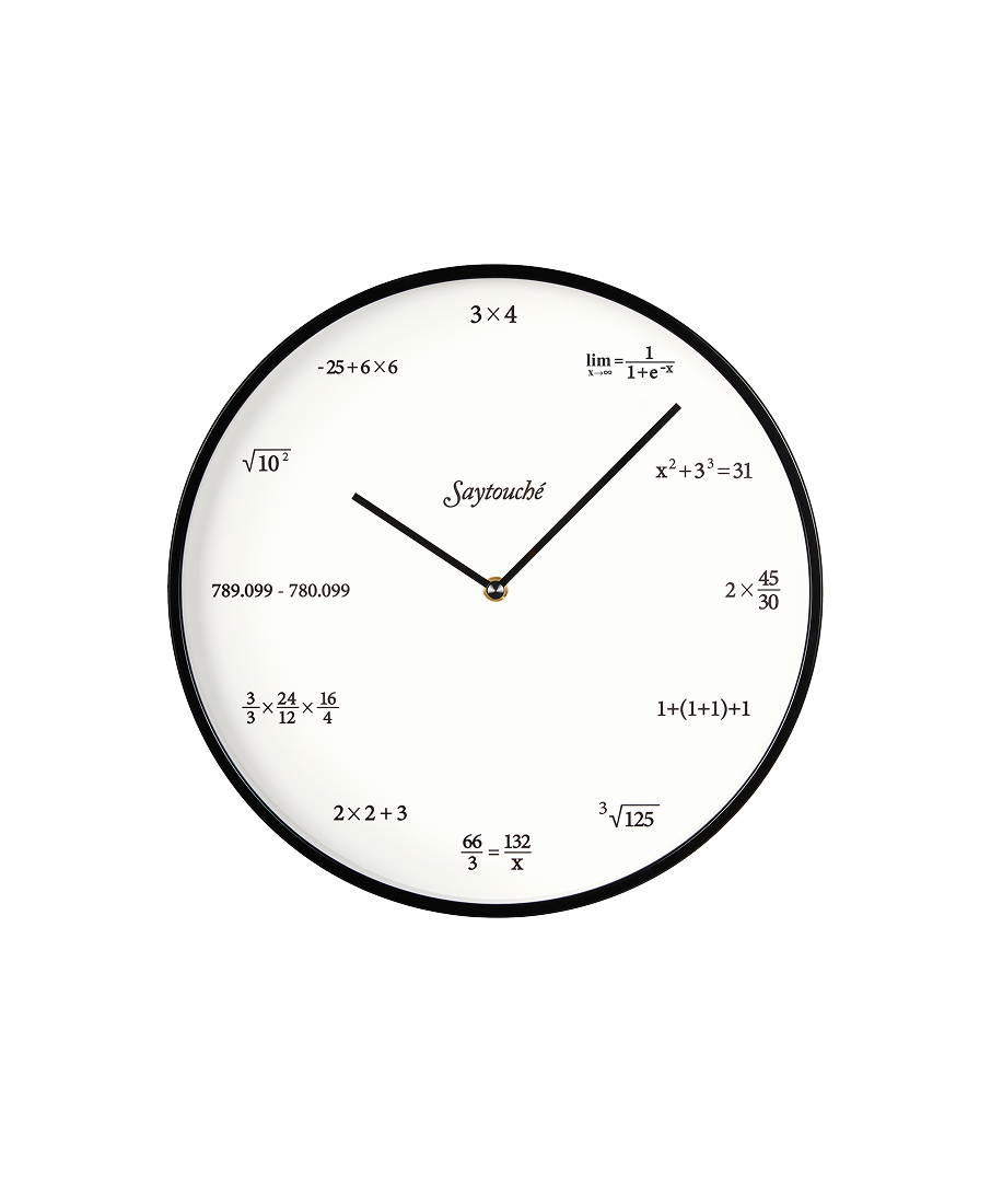 Quiz Wall Clock White