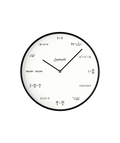 Quiz Wall Clock White