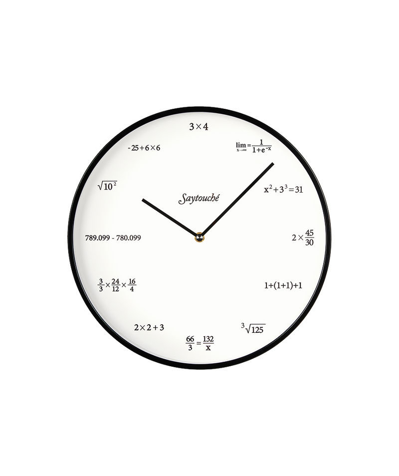 Quiz Wall Clock White