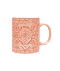 Doodle Persian Mug Peach
