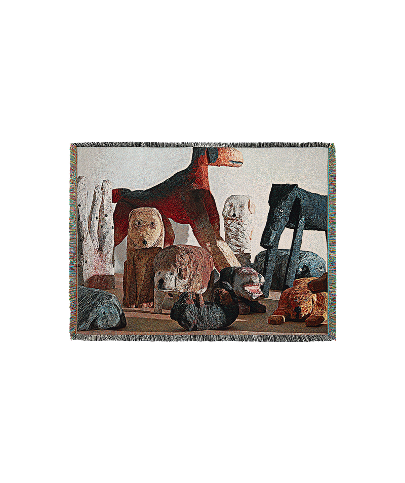 [WWF X SAY TOUCHÉ] Woven Blanket by Nicolas Jullien (Dog)