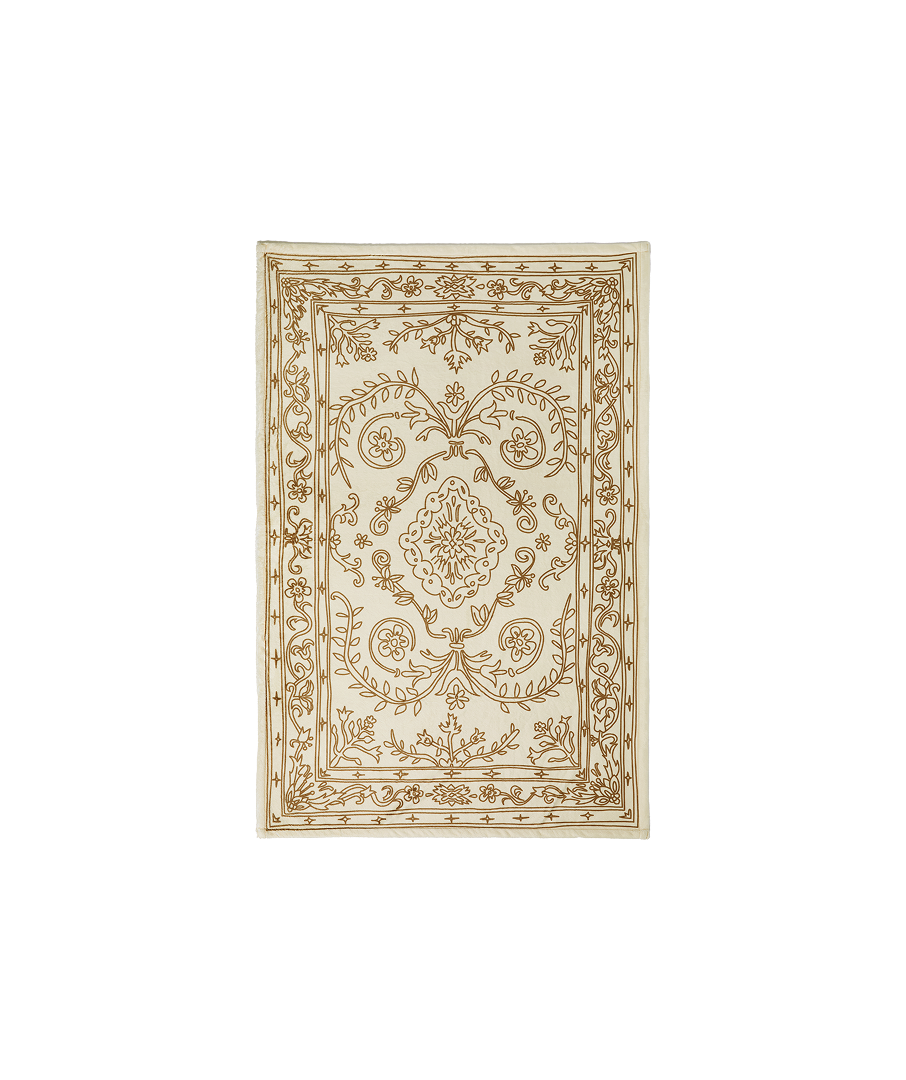 Doodle Persian Blanket Ivory