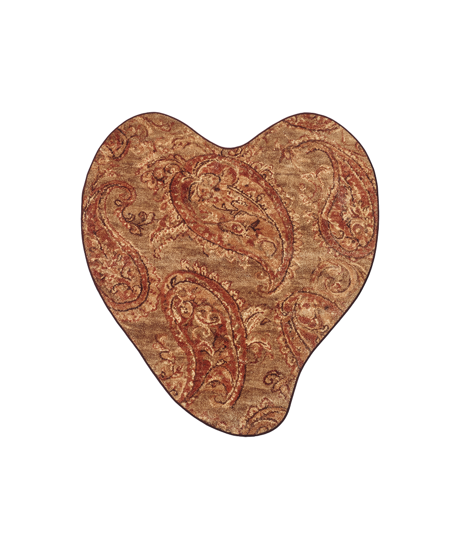 Liquified Paisley Rug Brown 3sizes