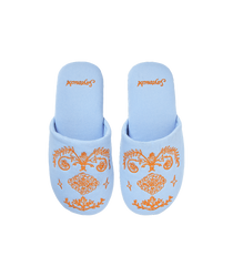 Doodle Persian Room Shoes Sky Blue 2sizes