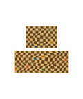 Checkerboard Mat Brown 2sizes