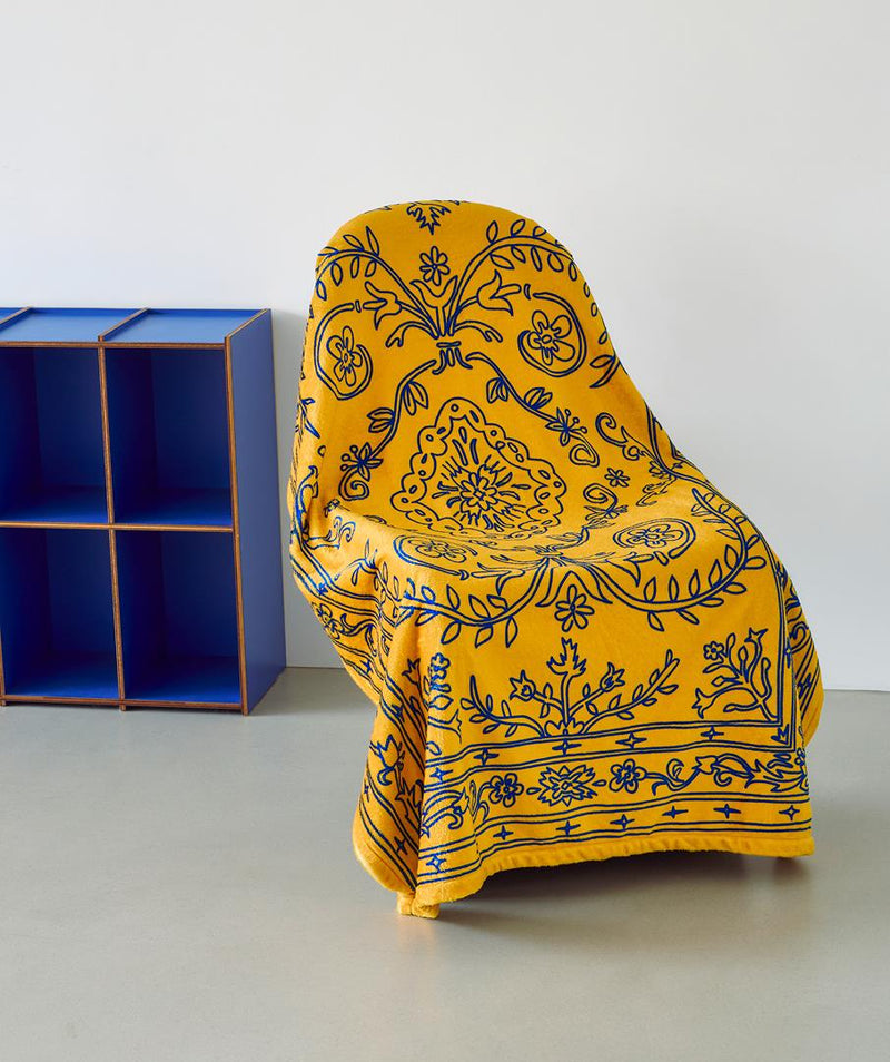Doodle Persian Blanket Yellow