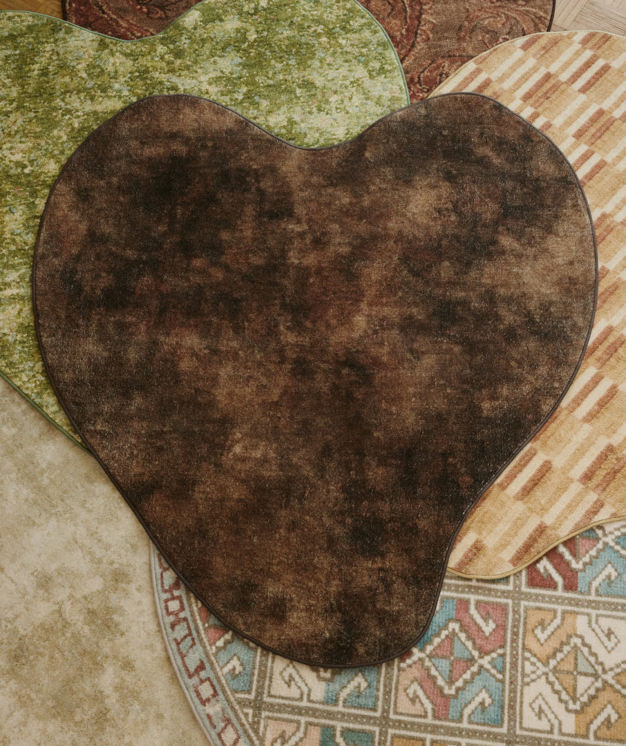 Liquified Patina Rug Brown 3sizes