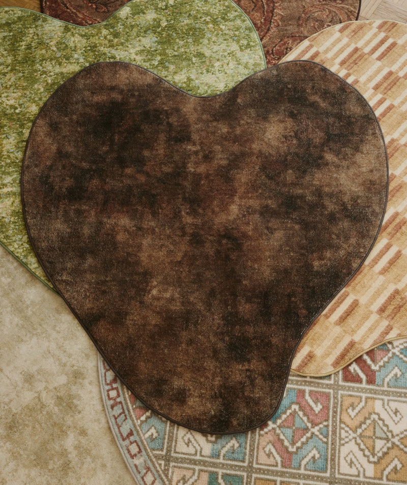 Liquified Patina Rug Brown 3sizes