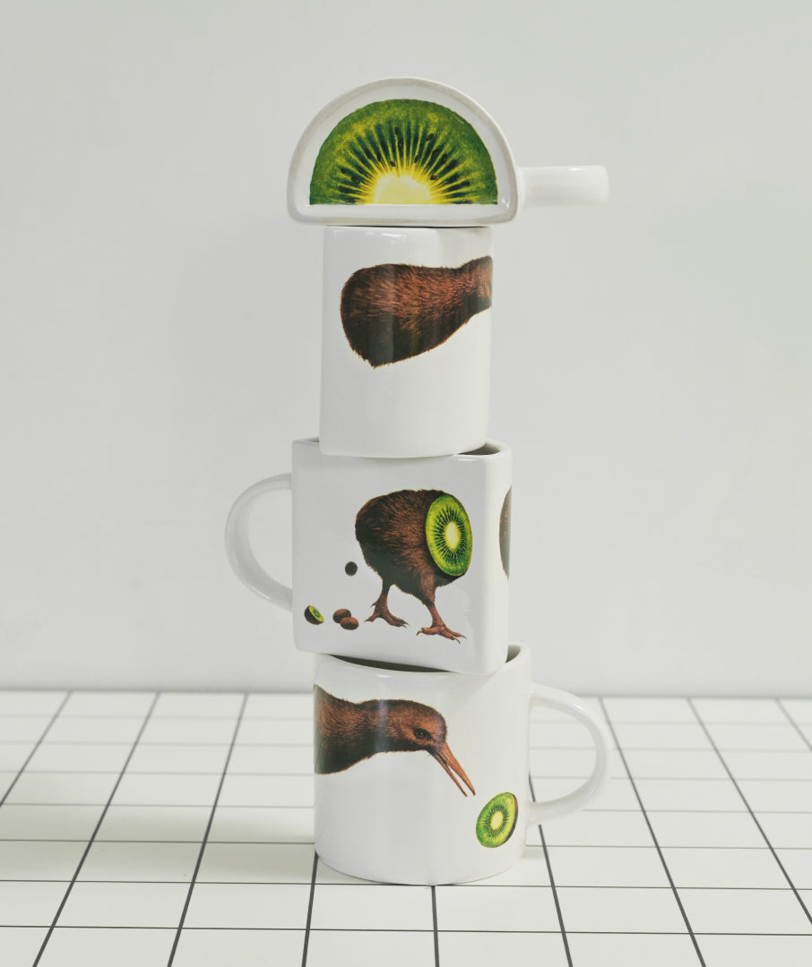 Kiwi Half Mug Set