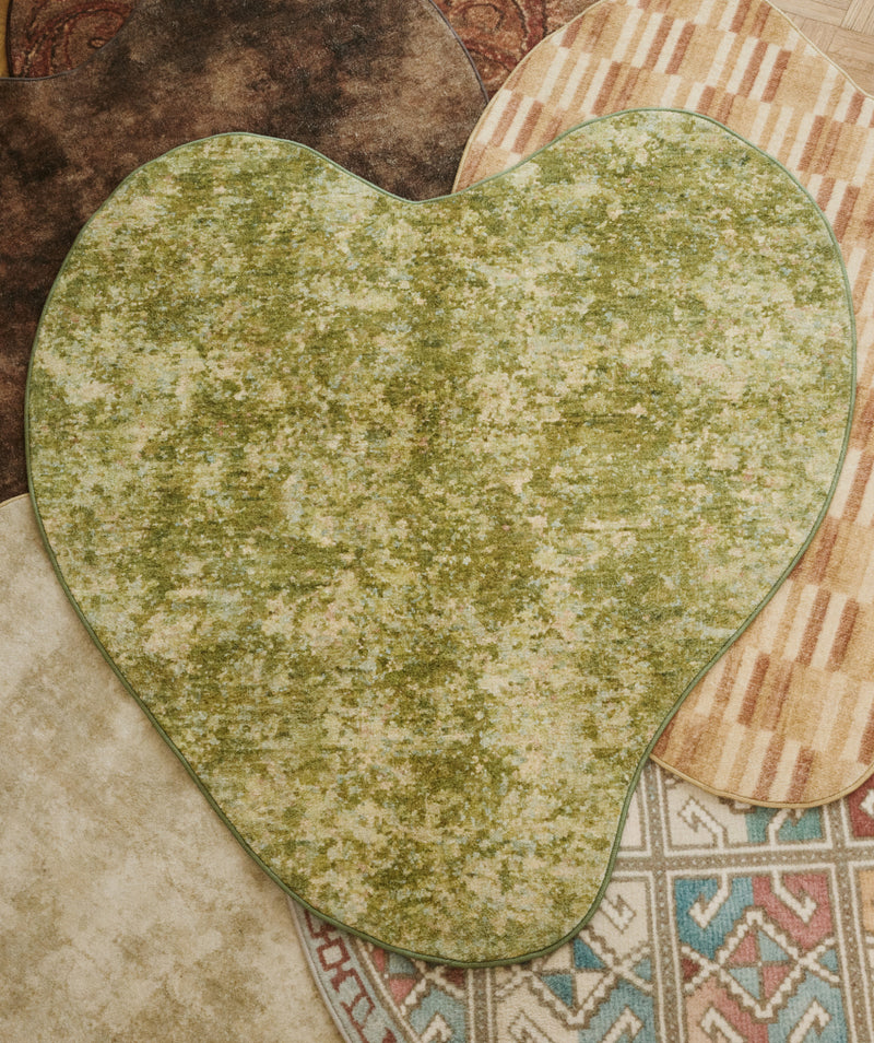 Liquified Patina Rug Green 3sizes