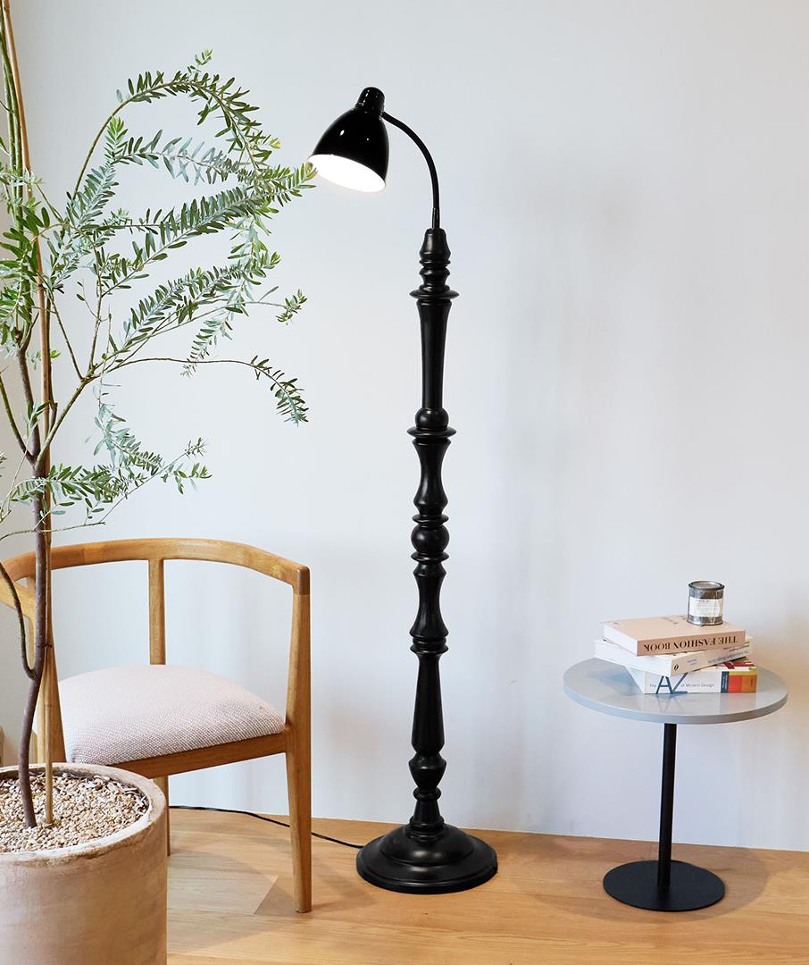 Mixed Floor Lamp Black