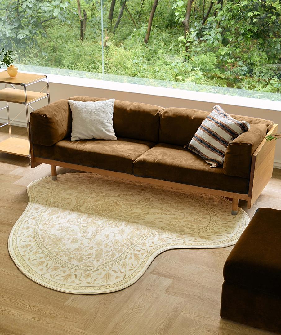Liquified Persian Rug Ivory 3sizes