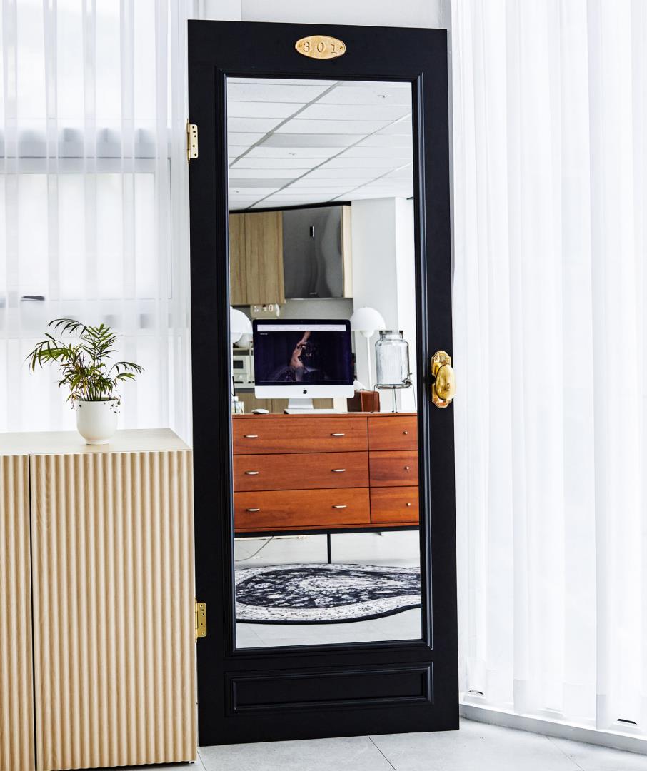 Door Mirror Black
