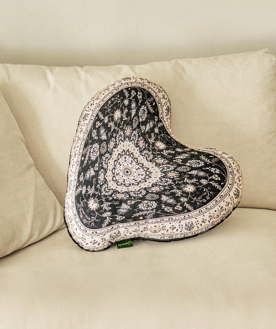Liquified Persian Cushion Black