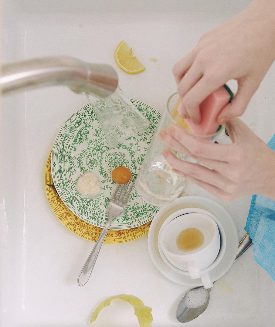 Doodle Persian Plate Yellow