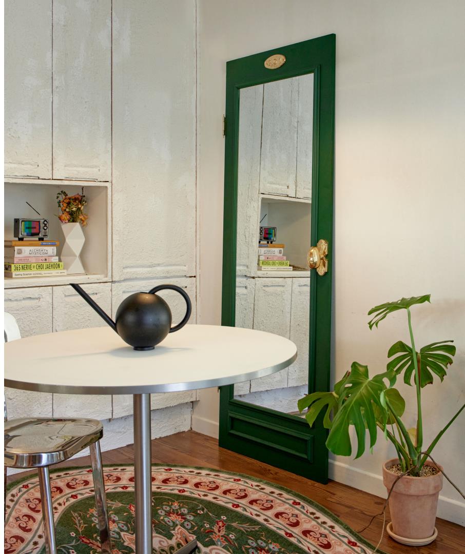Door Mirror Green