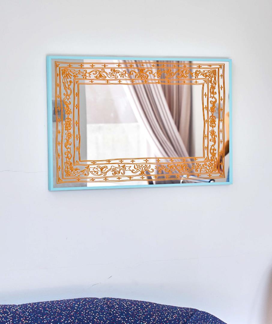 Doodle Persian Mirror Orange